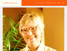 Tablet Screenshot of cynthiagustavson.com